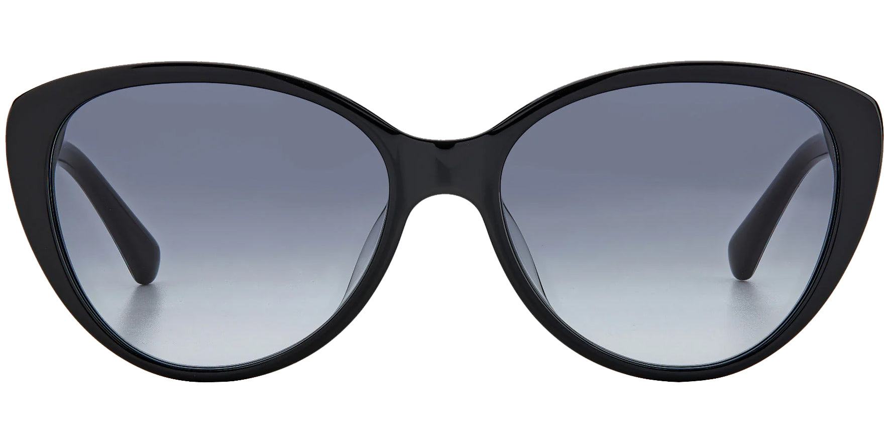 Kate Spade Visalia Black Rounded Cat Eye w/ Gradient Lens