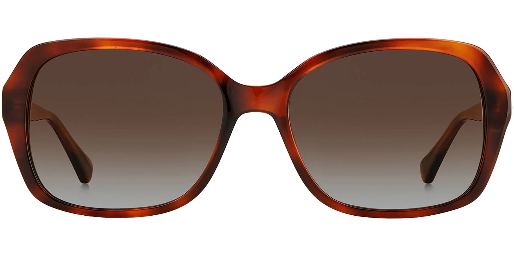 Kate Spade Yvette Polarized Havana Rectangle Butterfly - Eyedictive