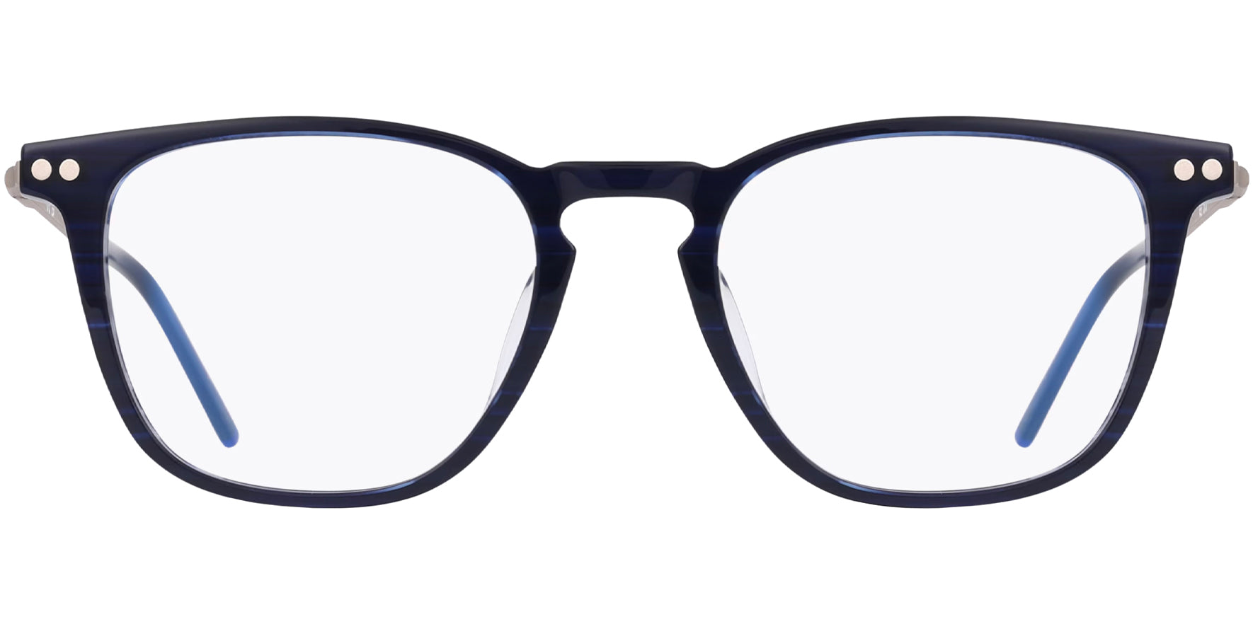 Zeiss Soft Square Eyeglass Frames w/ Slim Titanium Temples