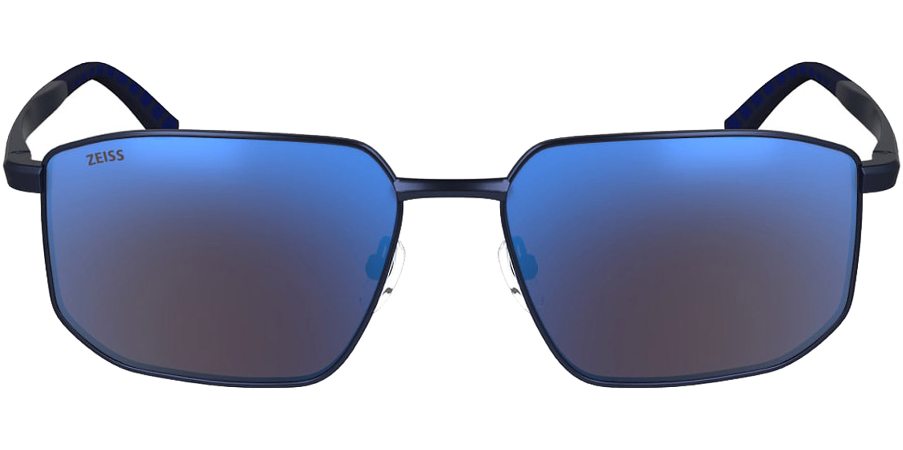 Zeiss Polarized Modern Geometric Metal Rectangle - Eyedictive