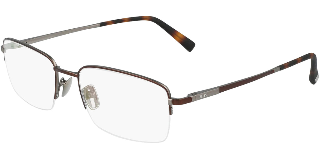 Zeiss Titanium Semi-Rimless Rectangle Eyeglasses – Eyedictive
