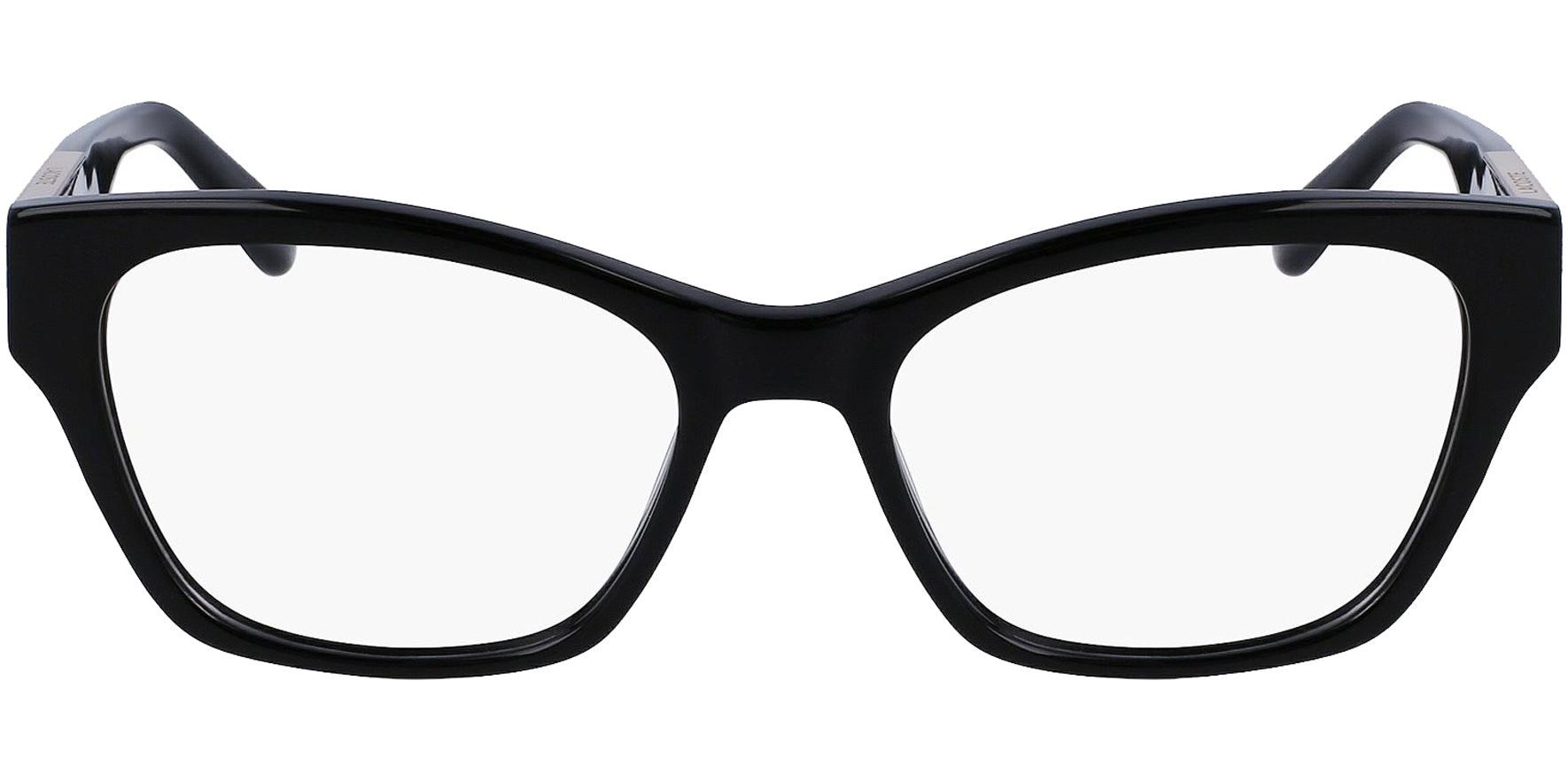 Lacoste Black Squared Cat-Eye Eyeglass Frames