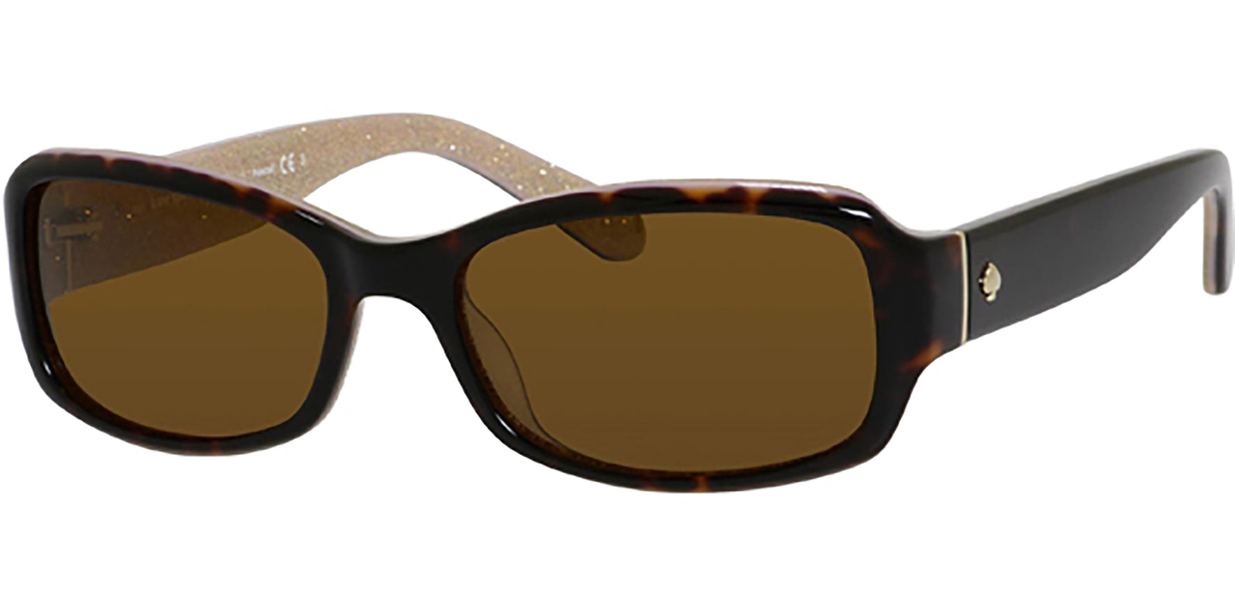 Kate Spade Adley Polarized Glitter Rectangle - Eyedictive