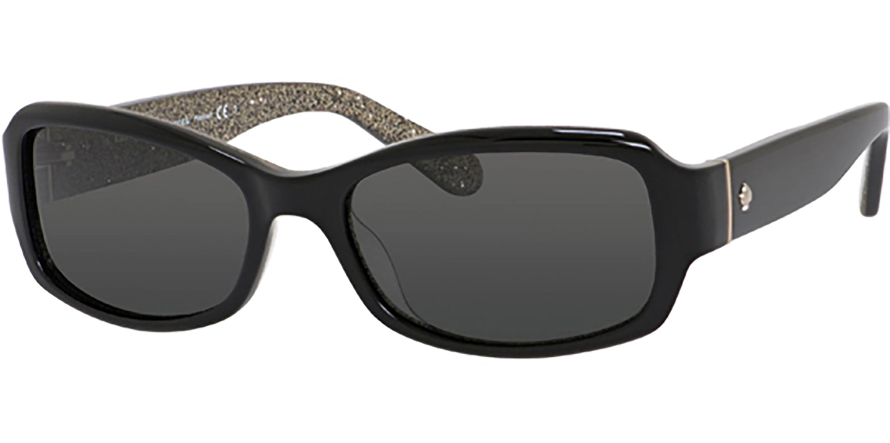 Kate Spade Adley Polarized Glitter Rectangle - Eyedictive