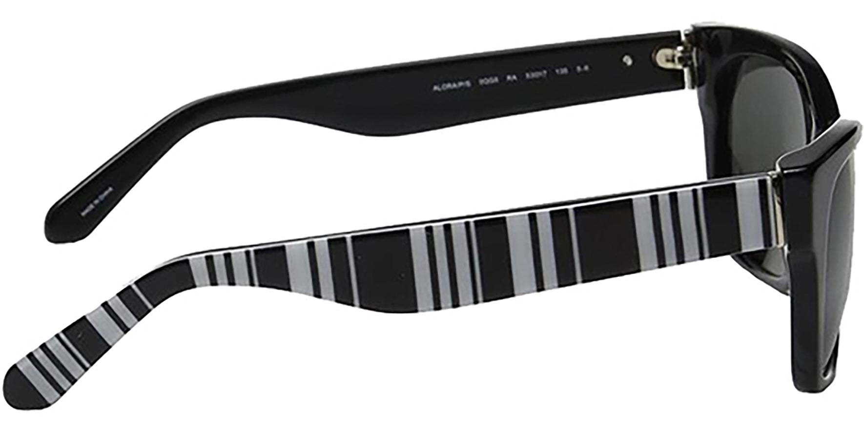 Kate Spade Alora Polarized Black w/ White Stripe - Eyedictive