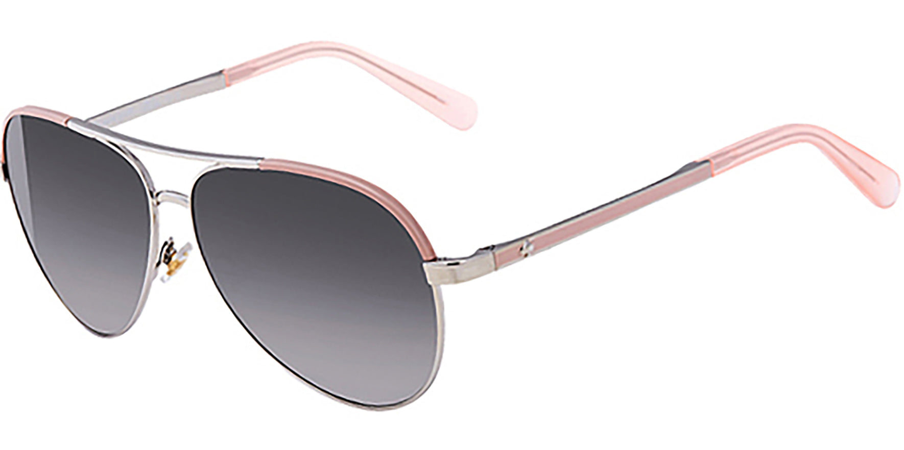 Kate Spade Amarissa Polarized Silver Aviator - Eyedictive