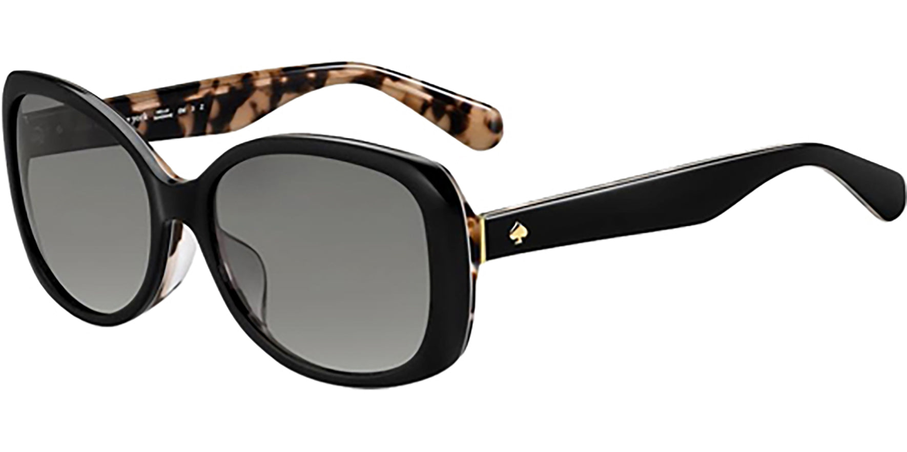 Kate Spade Amberlyn Polarized Black Butterfly Low Bridge/Alt Fit - Eyedictive