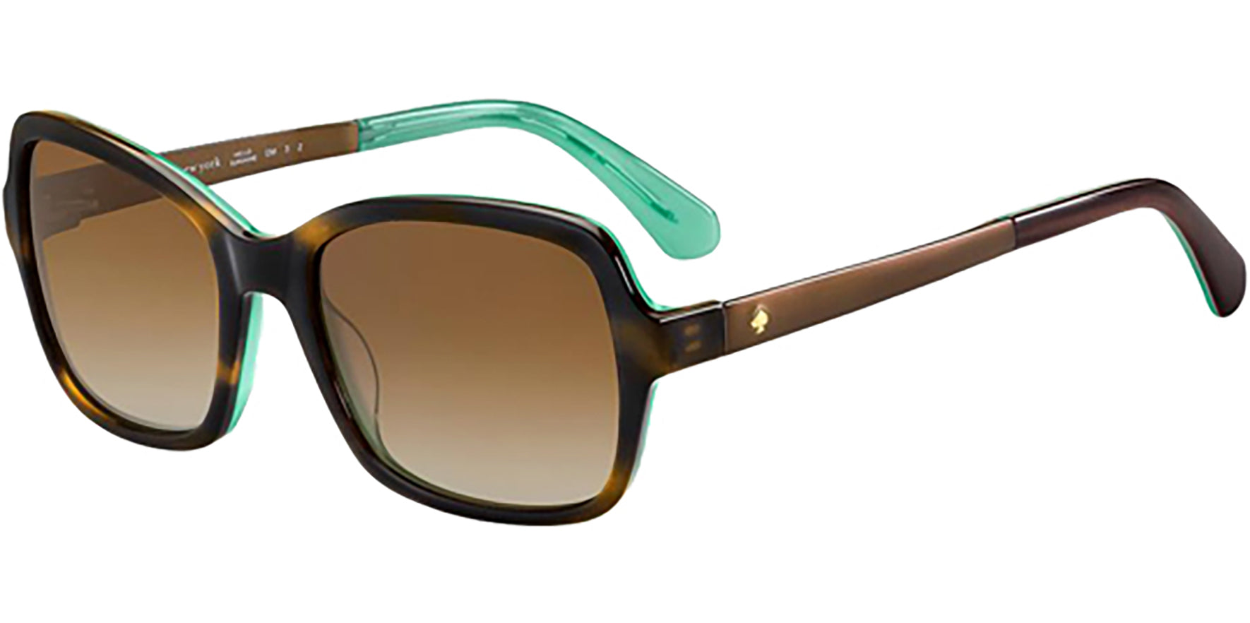 Kate Spade Annjanette Polarized Brown/Green Squared Butterfly - Eyedictive