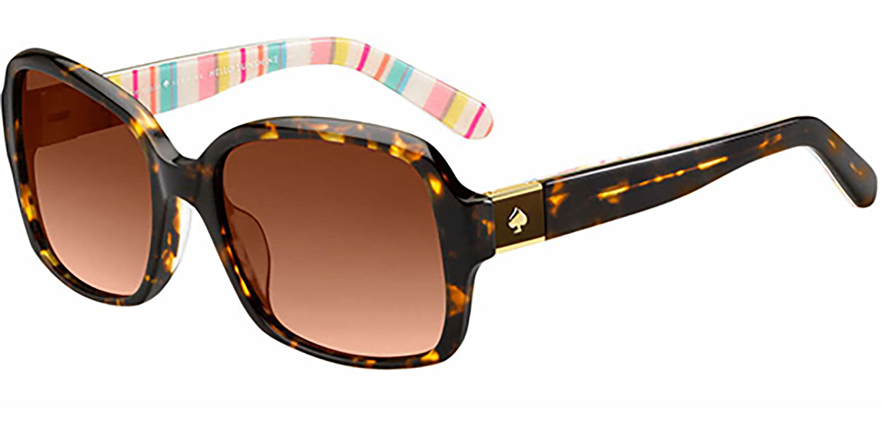 Kate Spade Annora Polarized Havana Butterfly - Eyedictive