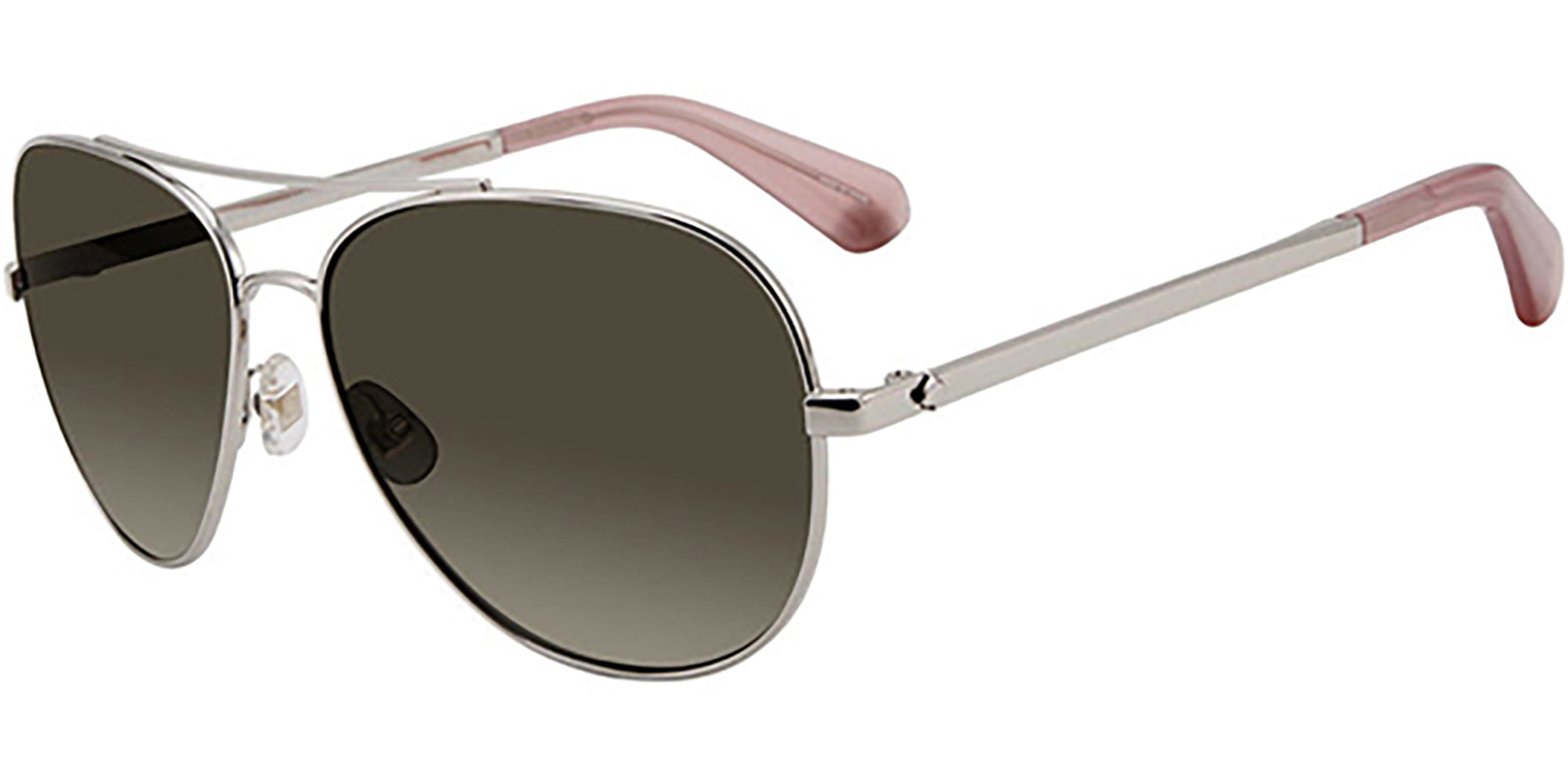 Kate Spade Avaline Polarized Silver-Tone Aviator