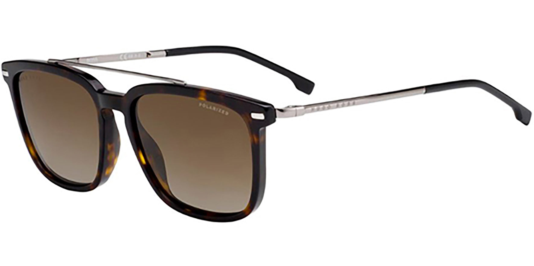 Hugo Boss Polarized Vintage Style Brow Bar - Eyedictive