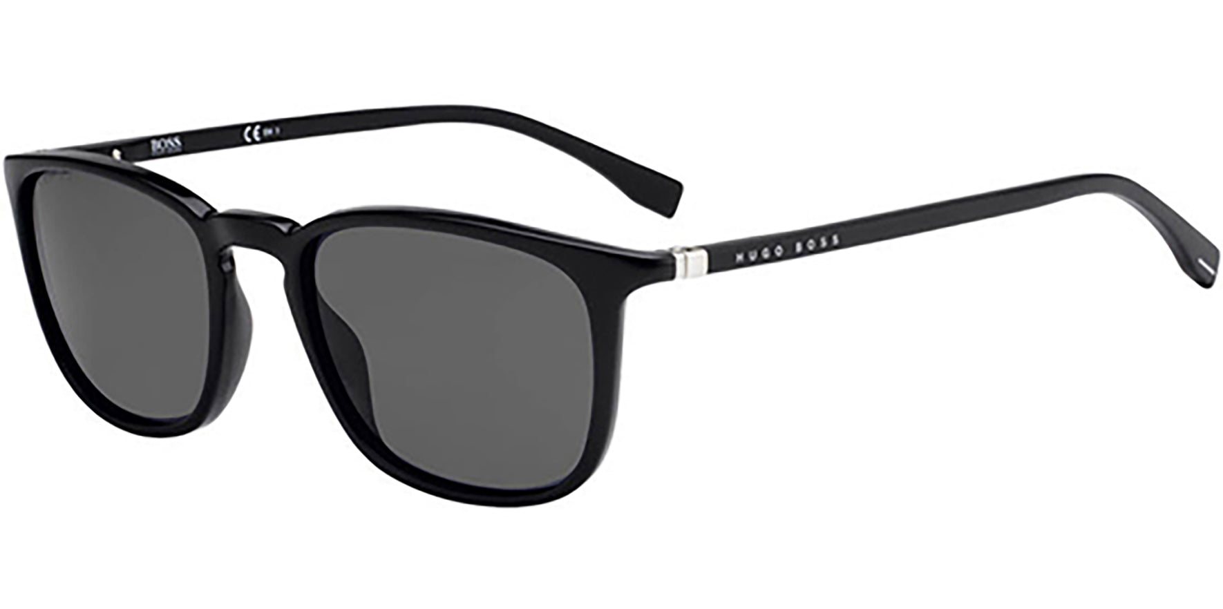 Hugo Boss Polarized Matte Black Optyl Soft Square - Eyedictive