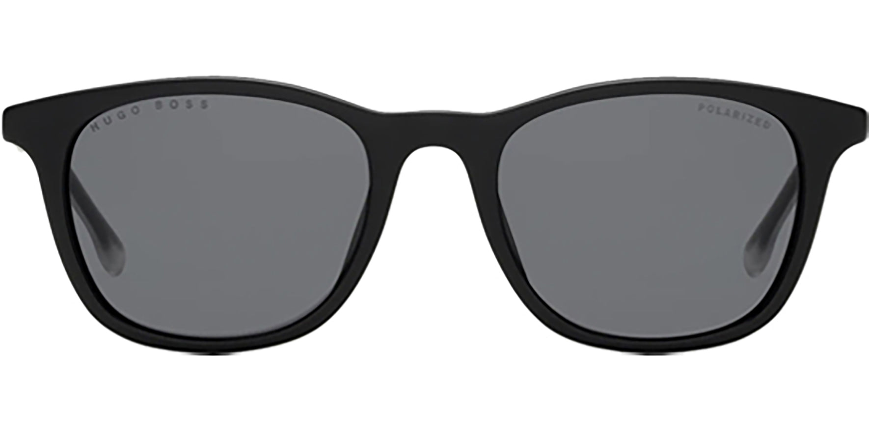 Hugo Boss Polarized Matte Black Slim Square - Eyedictive