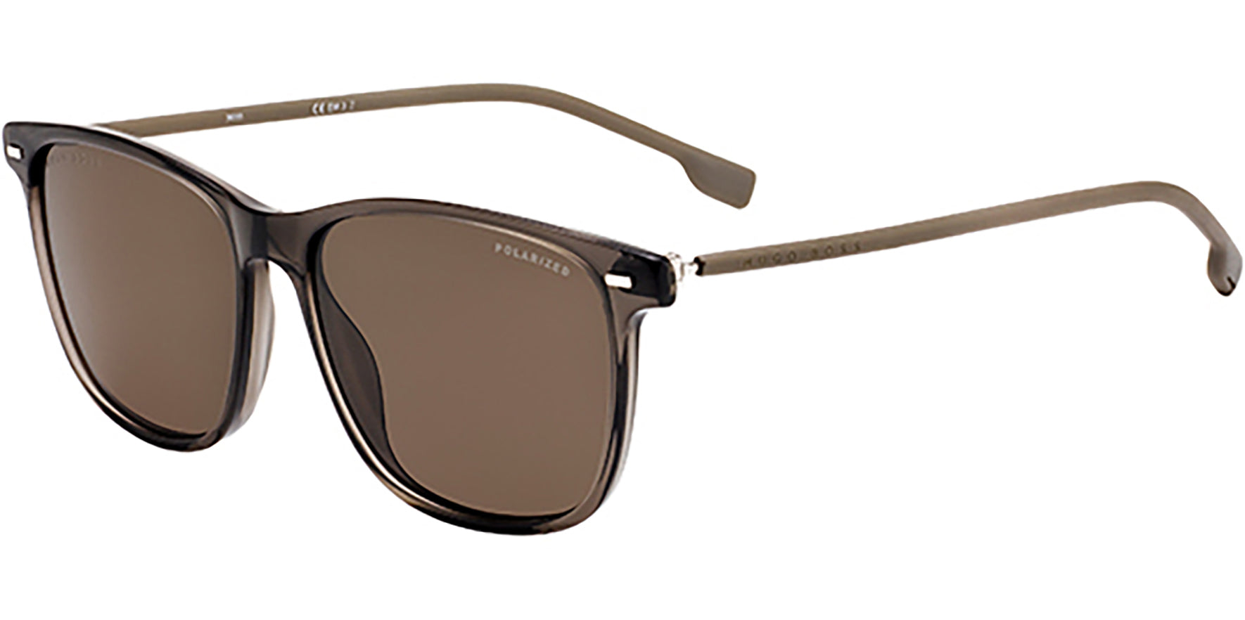 Hugo Boss Polarized Grey/Beige Soft Square - Eyedictive