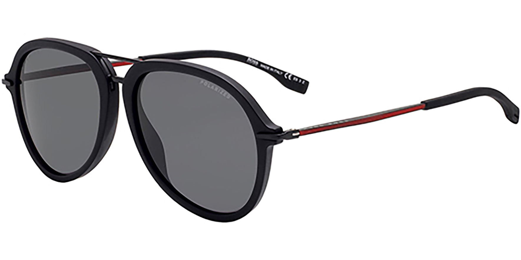 Hugo Boss Polarized Matte Black Pilot - Eyedictive