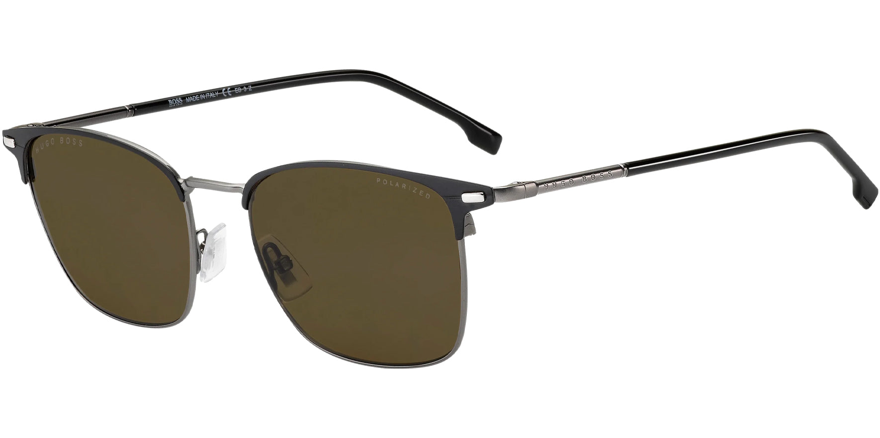 Hugo Boss Polarized Matte Black Brow-Line - Eyedictive