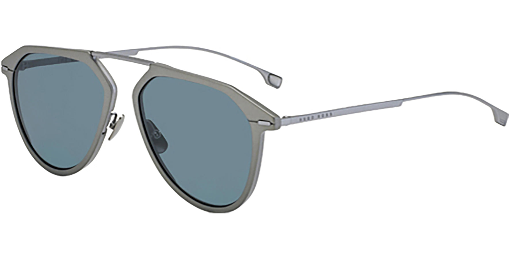 Hugo Boss HD Polarized Titanium & Aluminum Aviator - Eyedictive