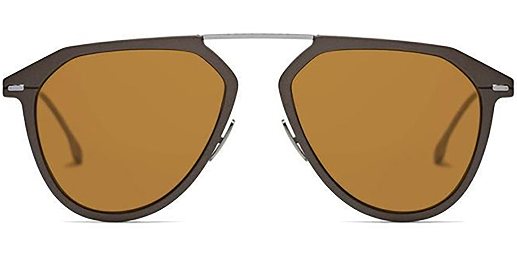 Hugo Boss HD Polarized Titanium & Aluminum Aviator - Eyedictive