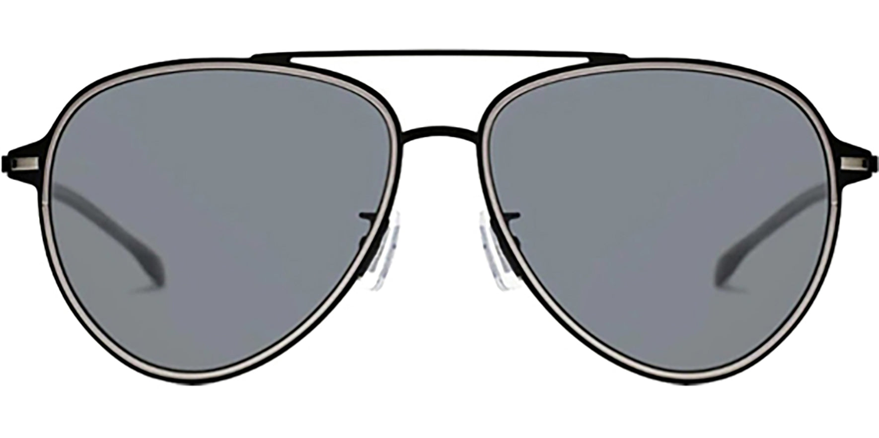 Hugo Boss Polarized Titanium Temple Aviator - Eyedictive