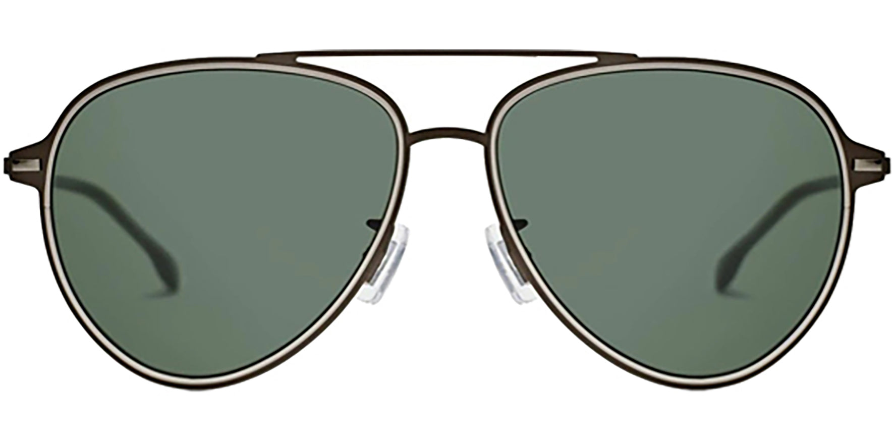 Hugo Boss Polarized Titanium Temple Aviator - Eyedictive