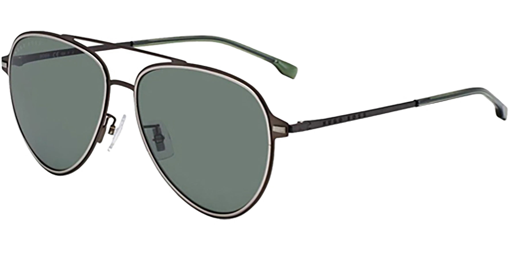 Hugo Boss Polarized Titanium Temple Aviator - Eyedictive