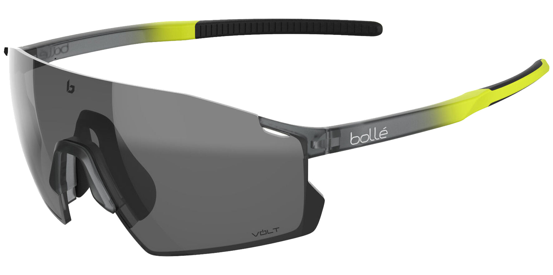 Bolle Icarus Volt Grey Acid Frost Shield Rimless Wrap - BS016008