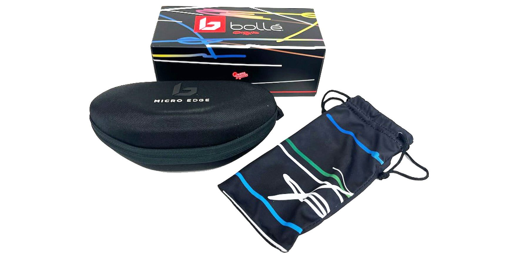 Bolle + Grems Collab Micro Edge Semi Rimless Shield Wrap