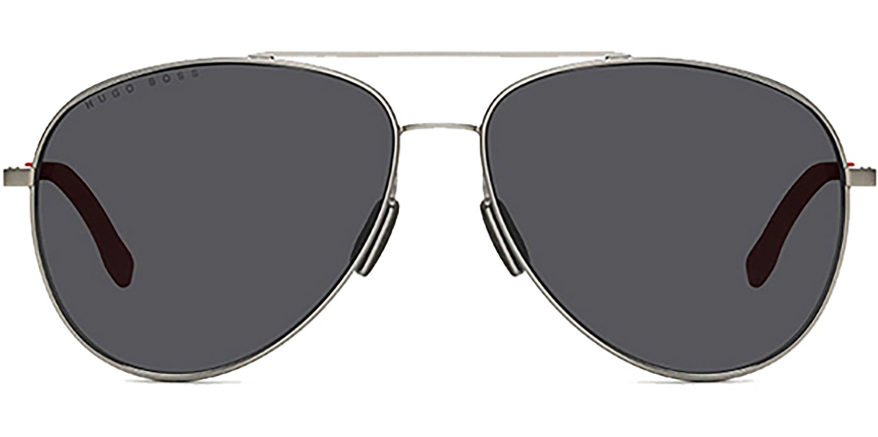 Hugo Boss Polarized Grey Metal Aviator - Eyedictive