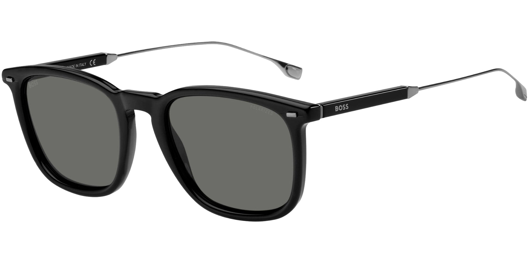 Hugo Boss Polarized Square w/Titanium Temples - Eyedictive