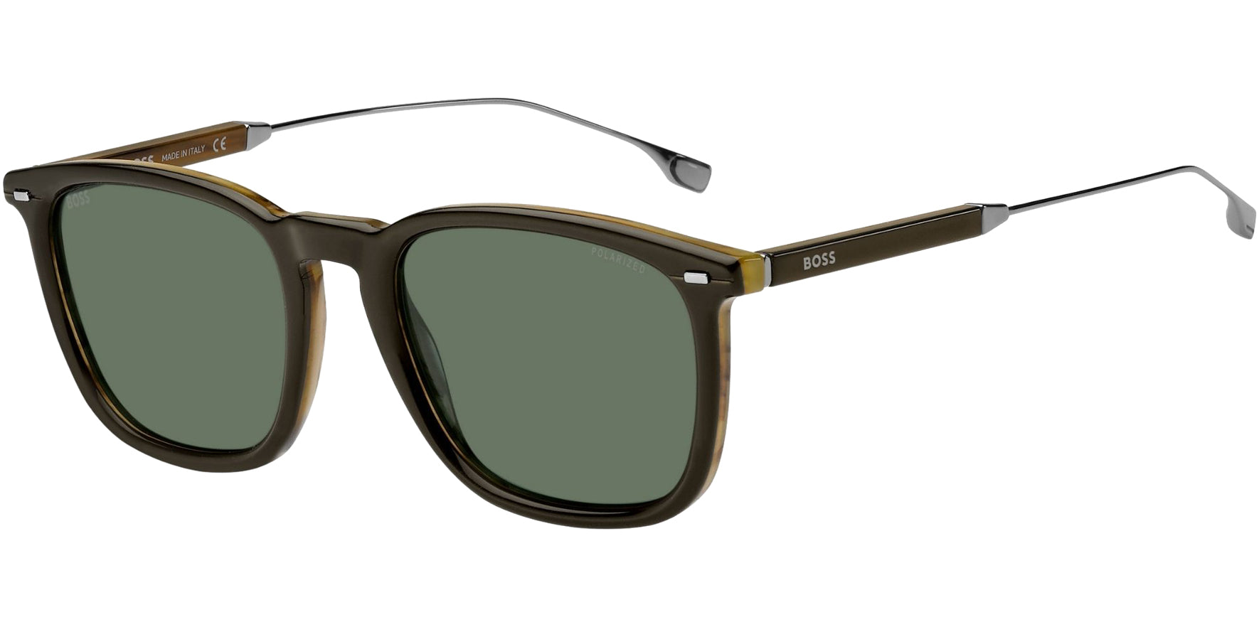 Hugo Boss Polarized Square w/Titanium Temples - Eyedictive