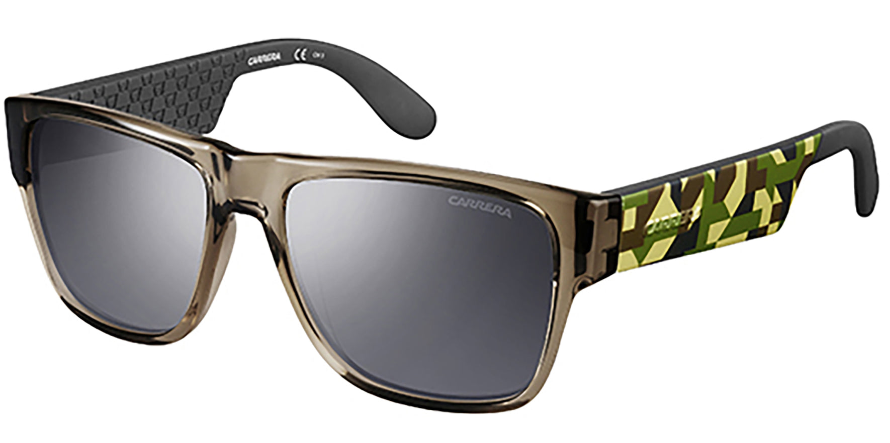 Carrera Square Camel Sand w/ Silver Mirror Lens - Eyedictive