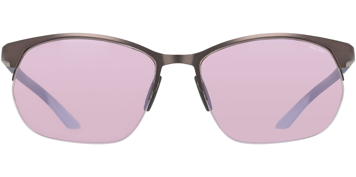 Nike Modern Metal Zone Semi-Rimless Soft Square w/ Max+ Lens