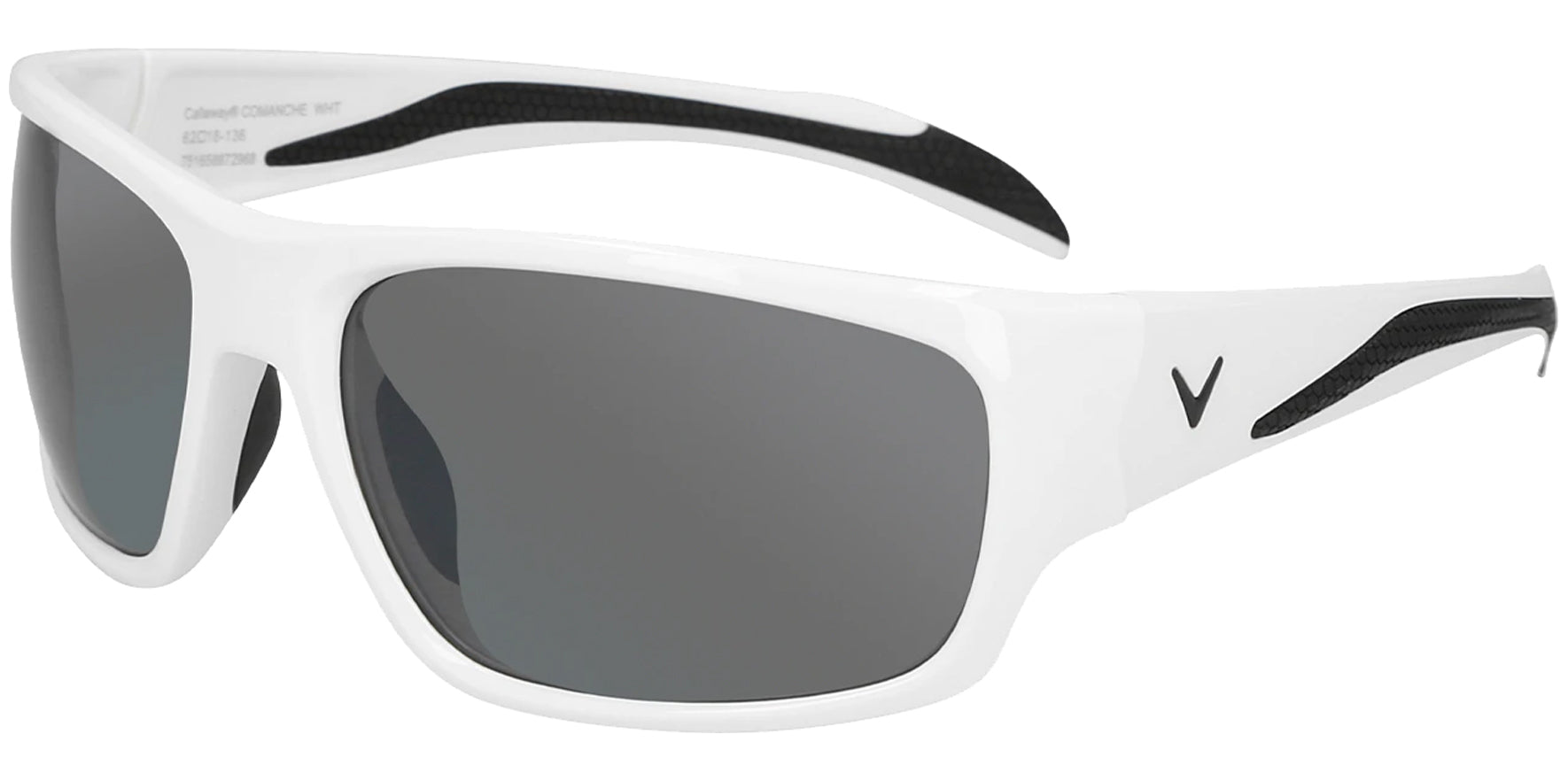 Callaway Comanche White Sport Wrap Sunglasses - CAL-COMANCHE-WHT