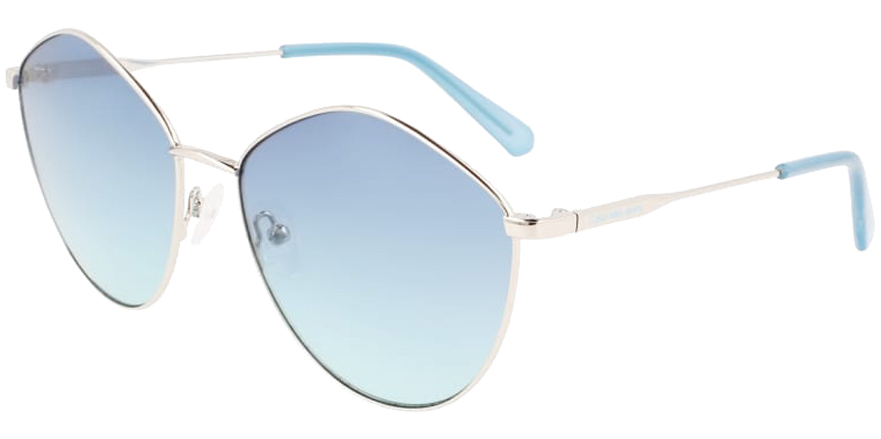 Calvin Klein Jeans Geometric Round w/ Gradient Lens