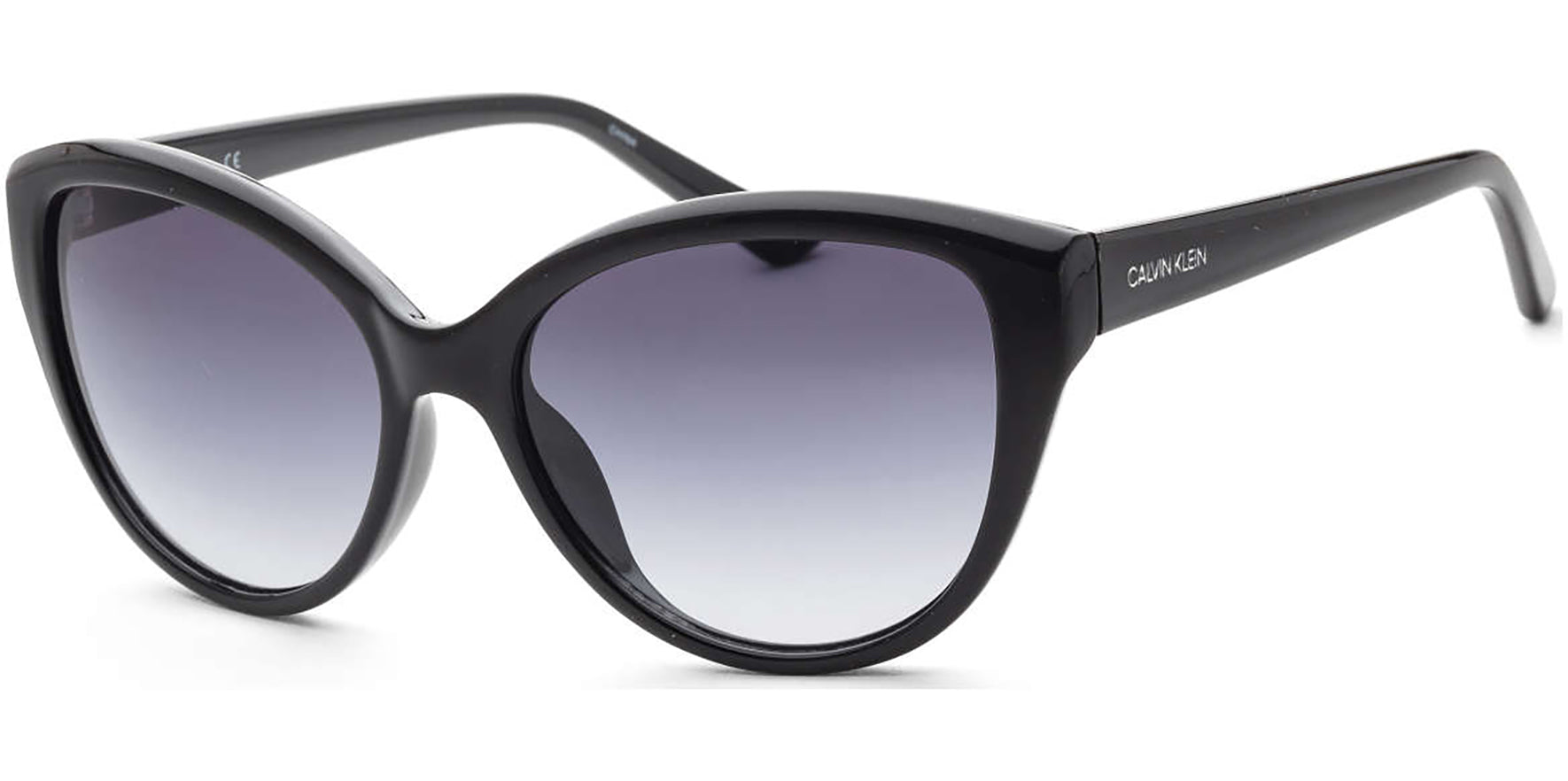 Calvin Klein Round Cat Eye w/ Gradient Lens