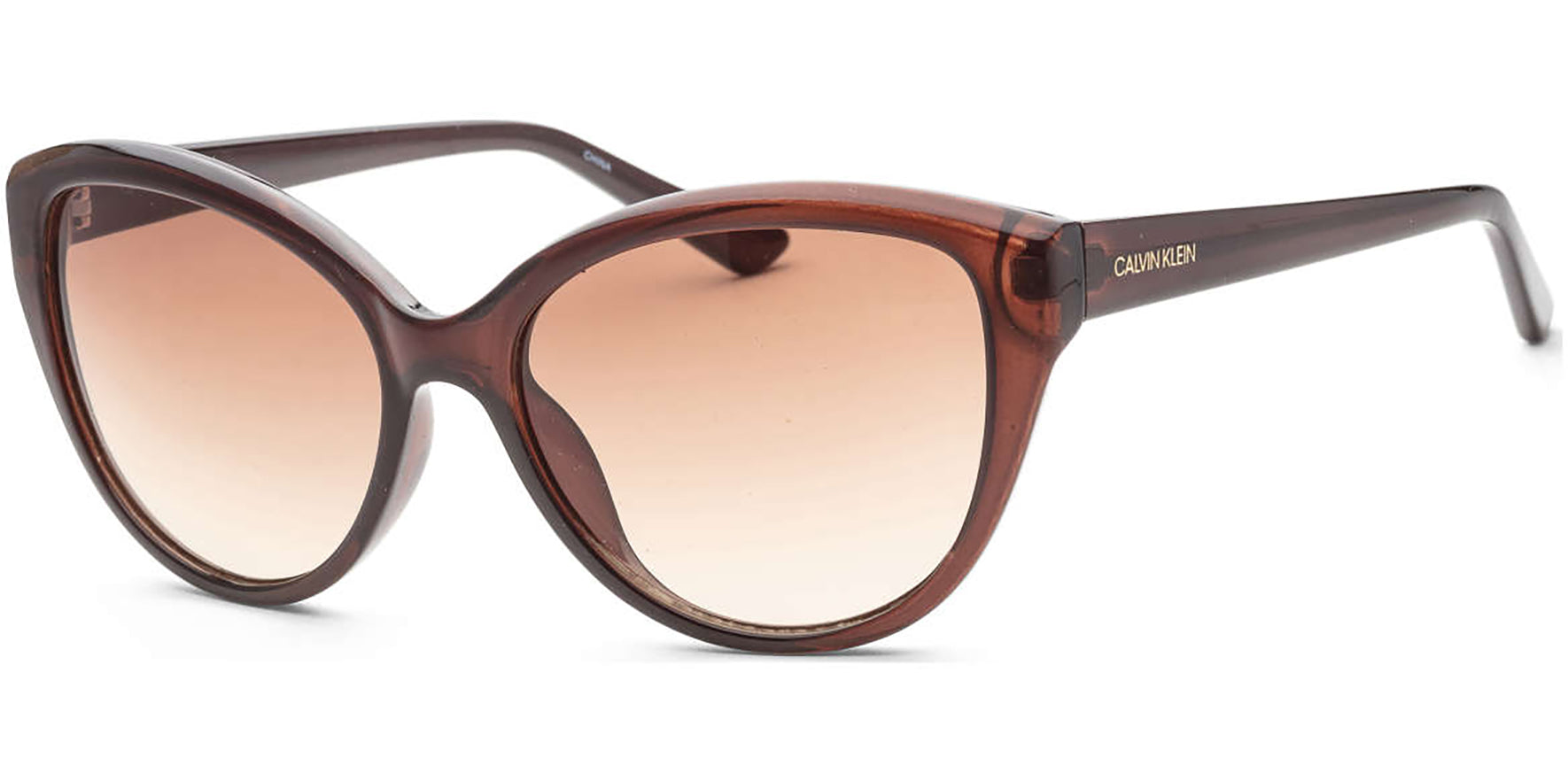 Calvin Klein Round Cat Eye w/ Gradient Lens