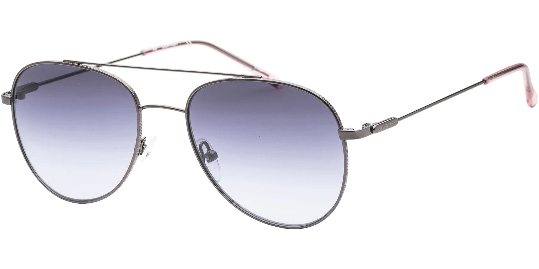 Calvin Klein Rounded Aviator w/ Gradient Lens