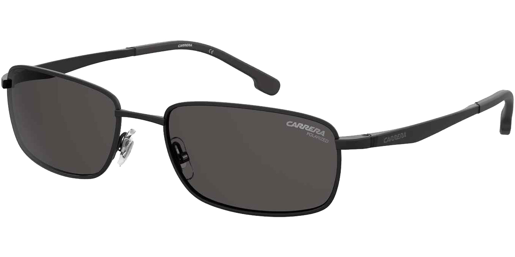 Carrera Polarized Matte Black Rectangle