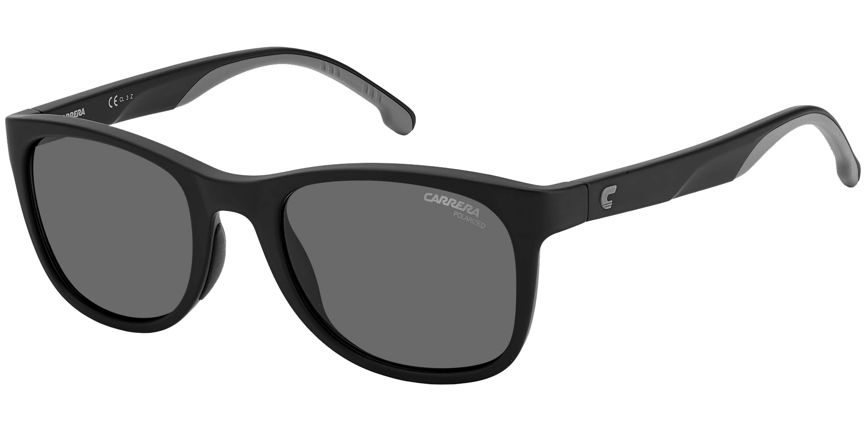 Carrera Polarized Matte Black Soft Square