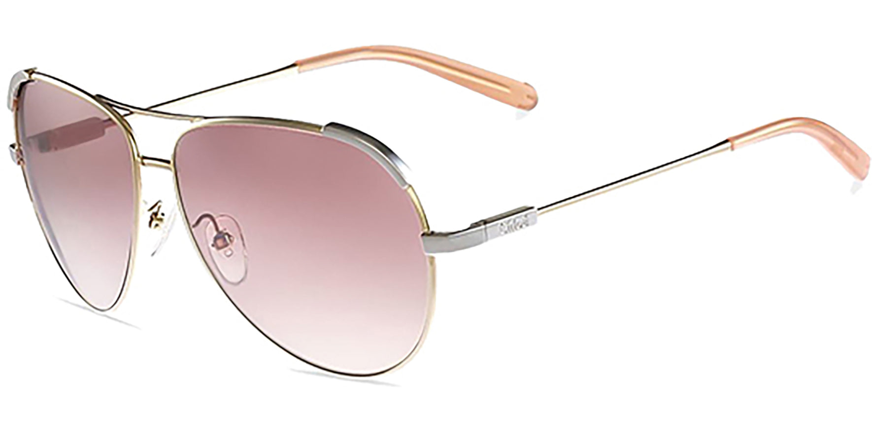 Chloe Eria Light Gold Aviator w/ Gradient Lens - Eyedictive