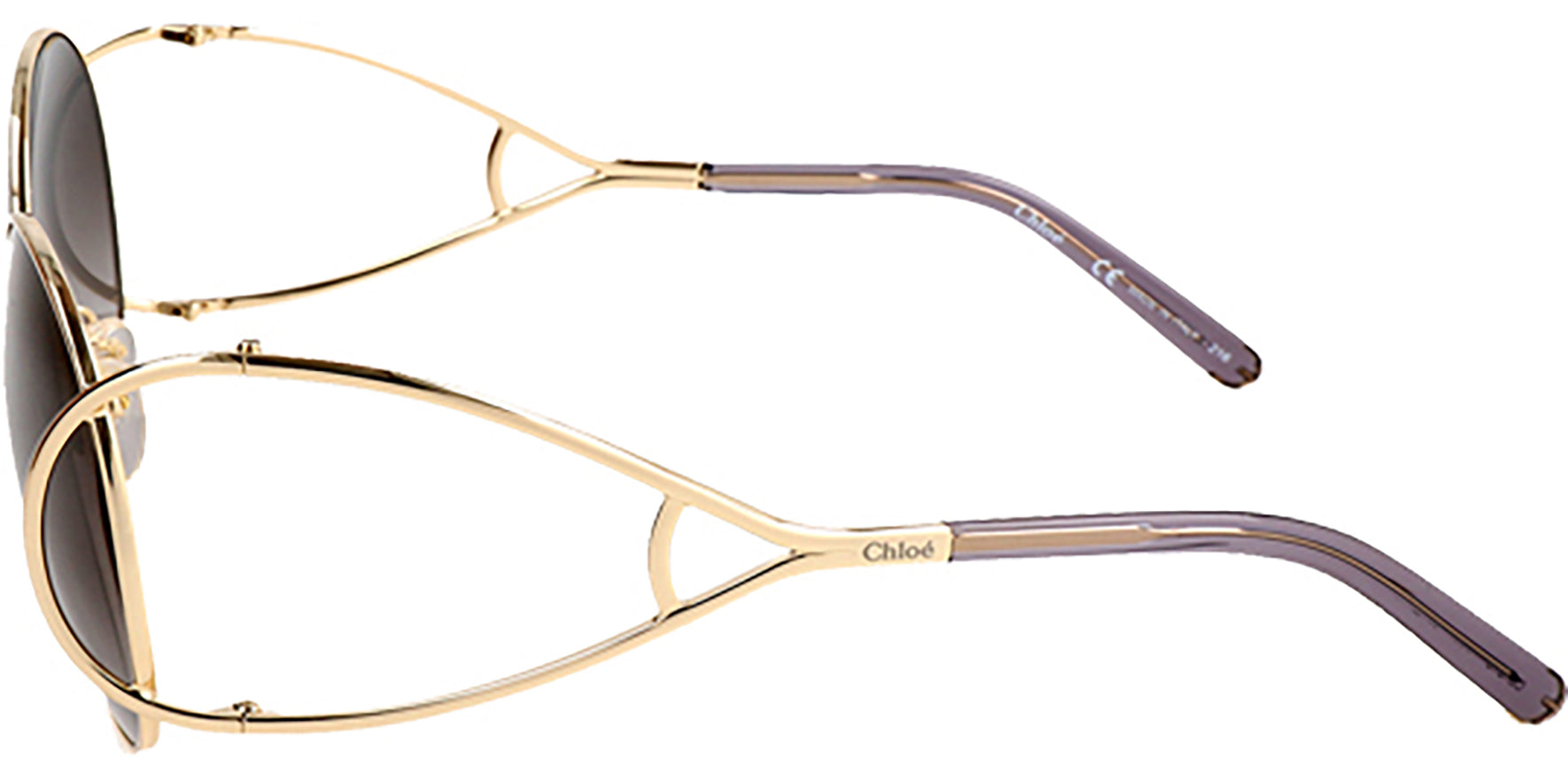 Chloe Jackson Gold-Tone Round w/ Gradient Lens - Eyedictive