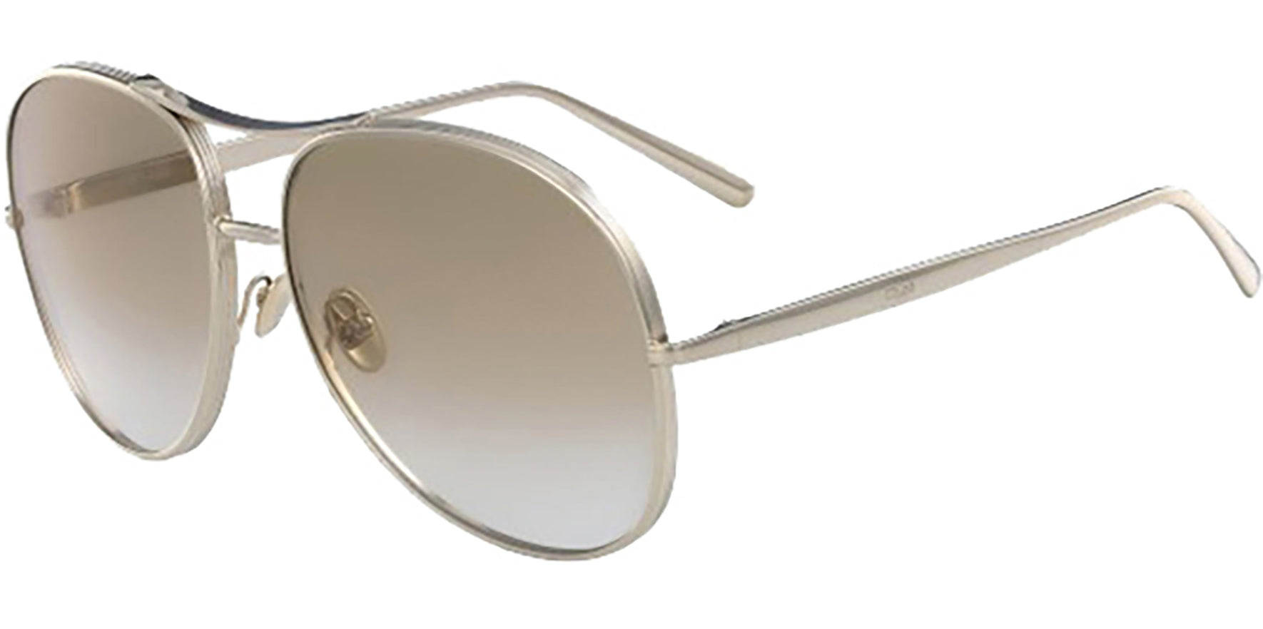 Chloe Nola Oversize Aviator w/ Gradient Lens - Eyedictive