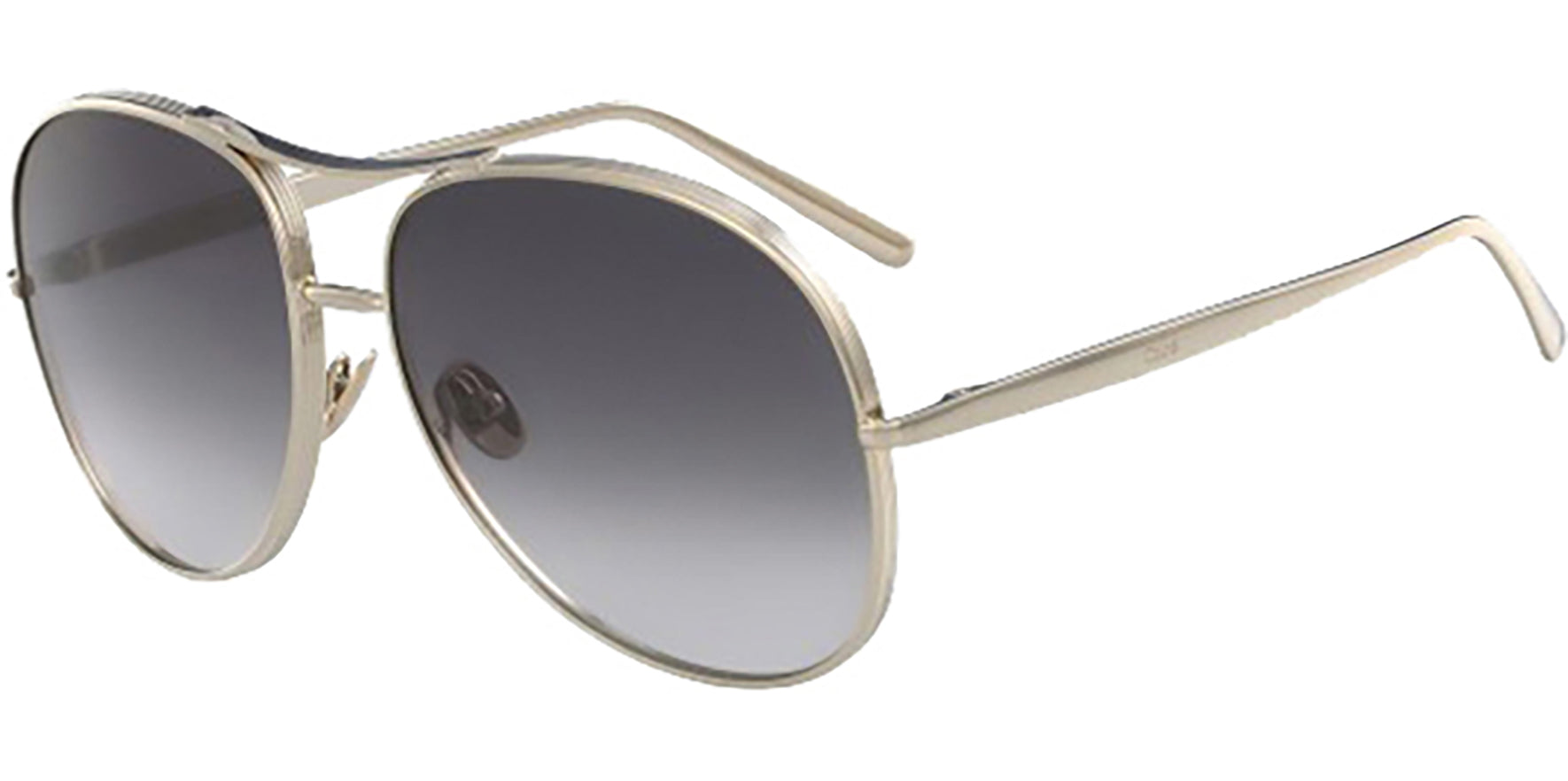 Chloe Nola Oversize Aviator w/ Gradient Lens - Eyedictive