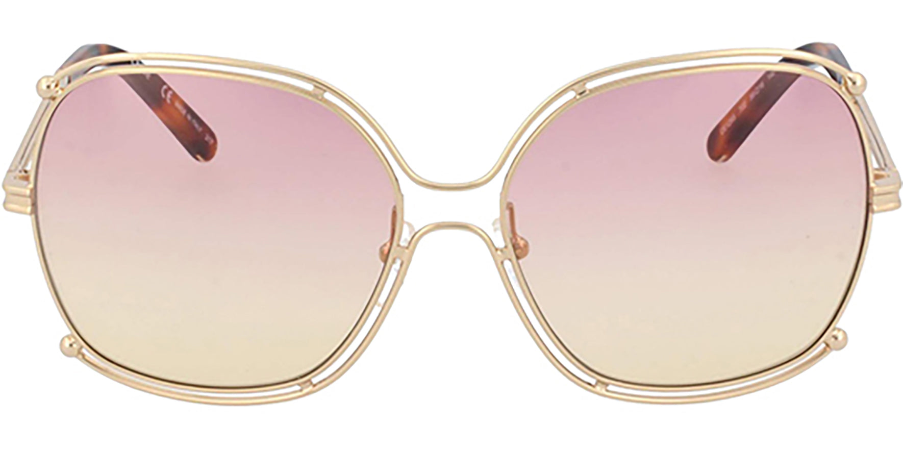 Chloe Isidora Gold Aviator w/ Gradient Lens - Eyedictive