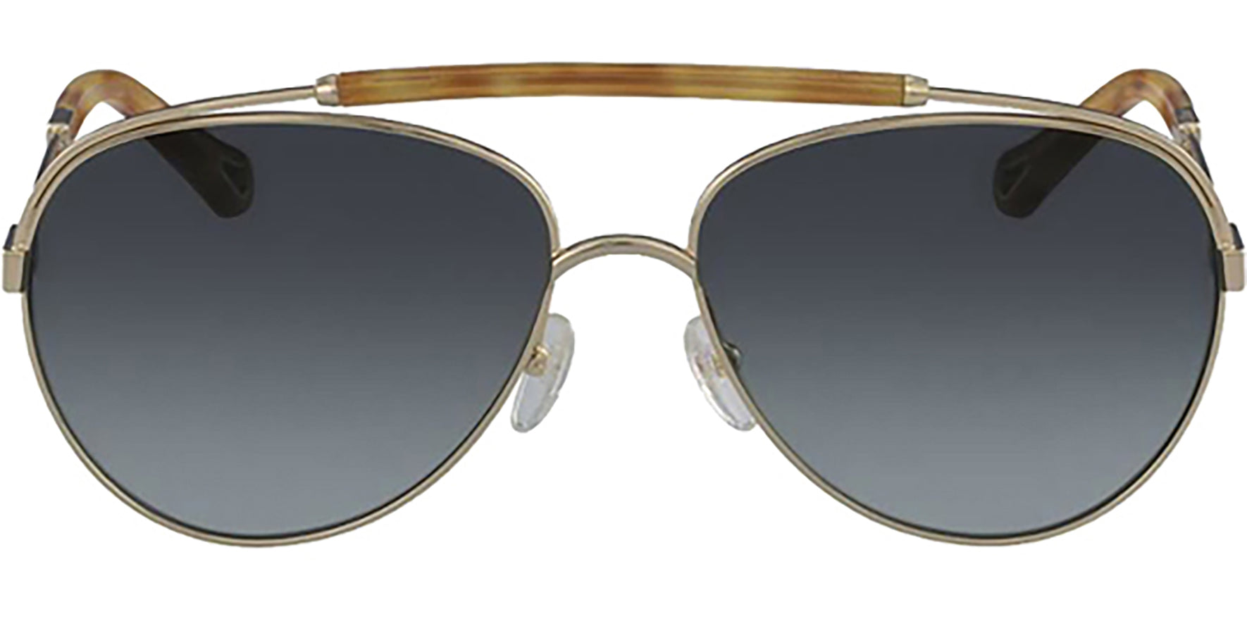 Chloe Reece Gold-Tone Aviator w/ Gradient Lens - Eyedictive