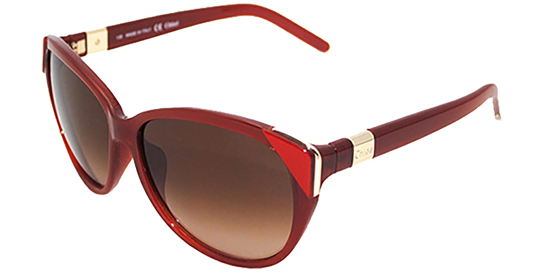 Chloe Metal-Tipped Cat-Eye w/ Gradient Lens - Eyedictive