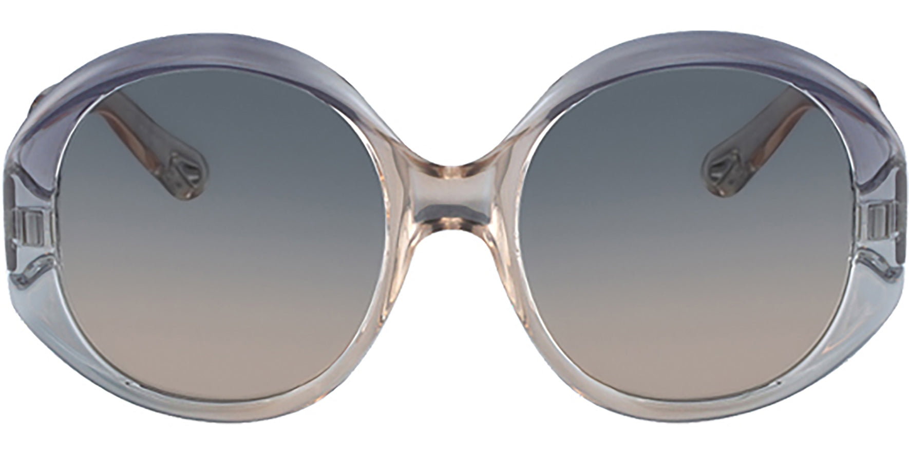 Chloe Marbled Oversize w/ Gradient Lens - Eyedictive