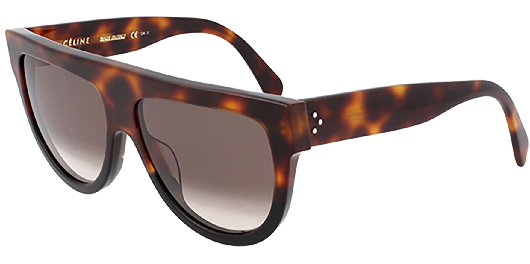 Celine Shadow Acetate Flat-Top Shield - Eyedictive