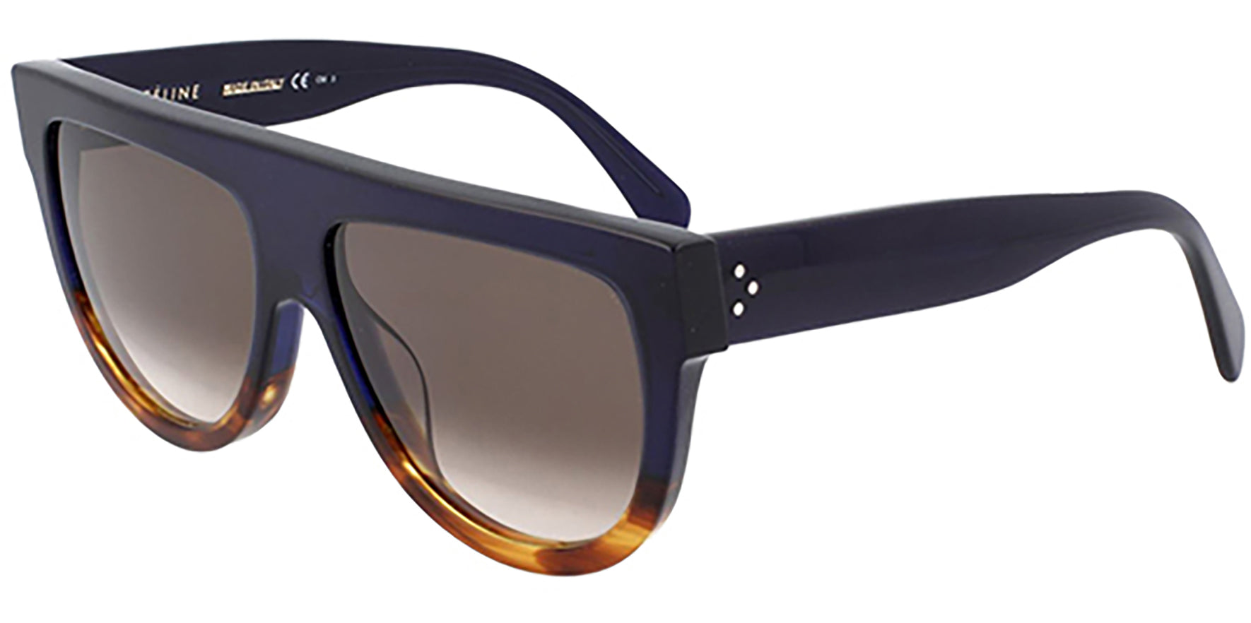 Celine Shadow Acetate Flat-Top Shield - Eyedictive