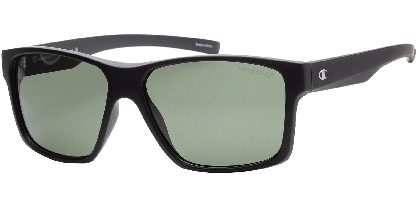 Champion Polarized Black Sport Square - Eyedictive